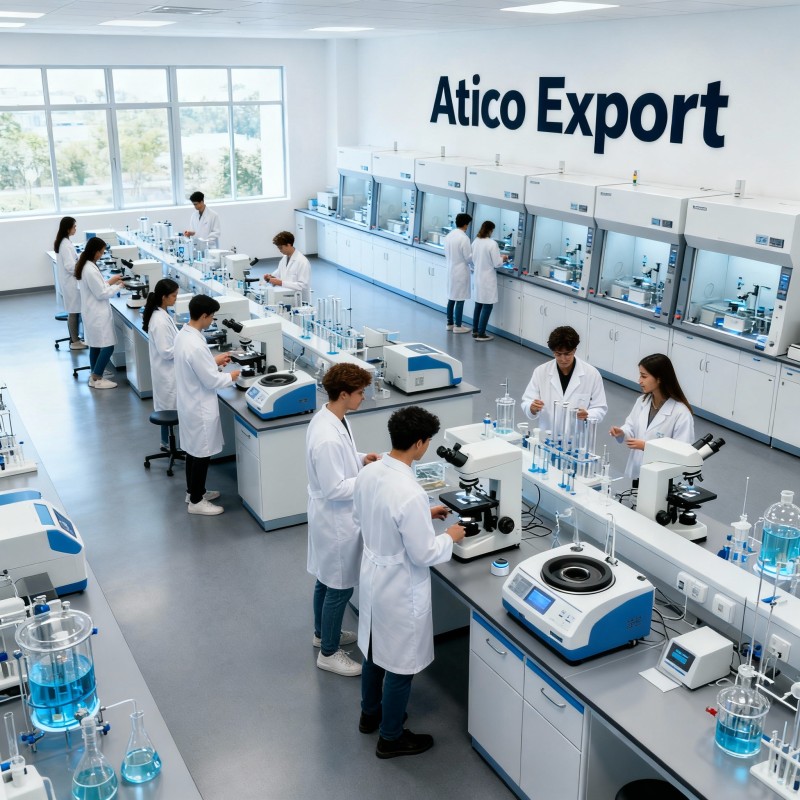 Atico Export – Leading Laboratory Glassware Manufacturer with ISO Certification